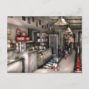 1950's - The Soda Fountain Postcard