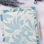 1950s Turquoise Retro Mid Century Floral Design Notepad<br><div class="desc">Bring the nostalgia of the 1950s with this Retro 1950s Mid Century Floral Standard 8.5" X 11"Letter Sized Lined Paper Notepad. It's the perfect way to add a dose of vintage flair and capture the essence of a bygone era. Order now and make all of your writing and lists truly...</div>