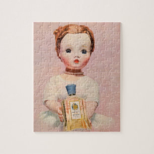 1950s Yardley ad with Madame Alexander doll Jigsaw Puzzle