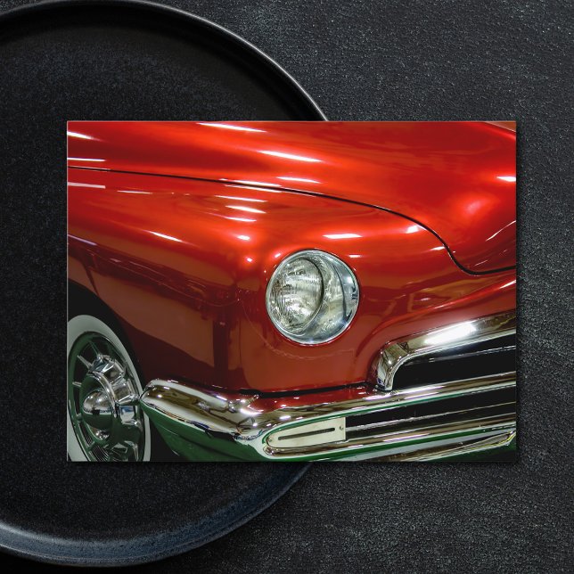 1951 Antique Classic Lincoln Coupe Show Car Postcard (Creator Uploaded)