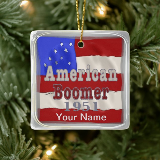 1951 Birthday Baby Boomer ornaments (Tree)