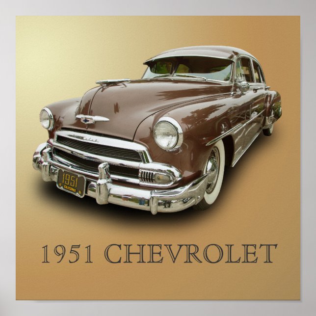1951 CHEVROLET POSTER (Front)