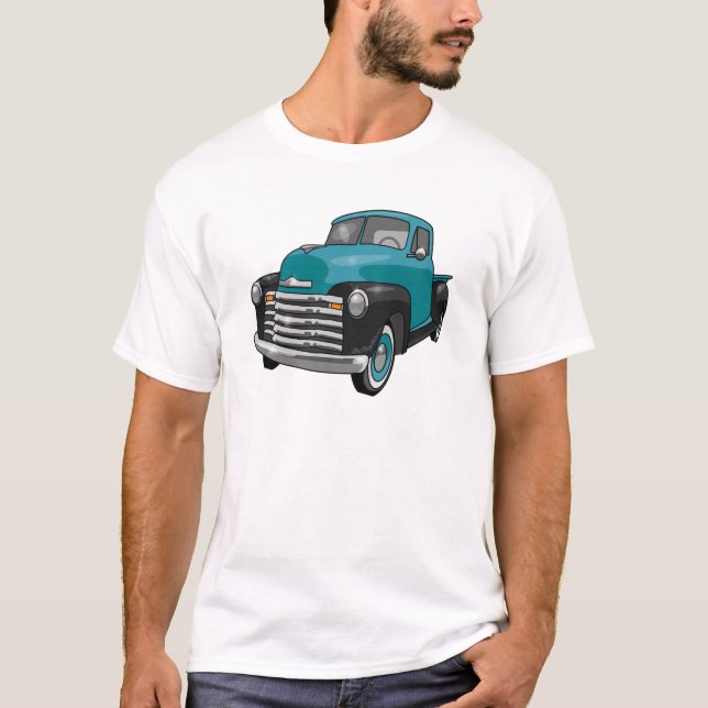 1951 Chevrolet Stepside Pickup Truck T-Shirt (Front)