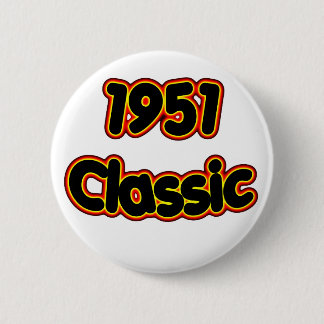1951 Classic 6 Cm Round Badge