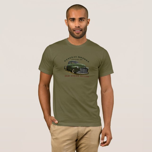 1951 General Motors GMC 100 Truck. Green Truck. 51 T-Shirt (Front Full)