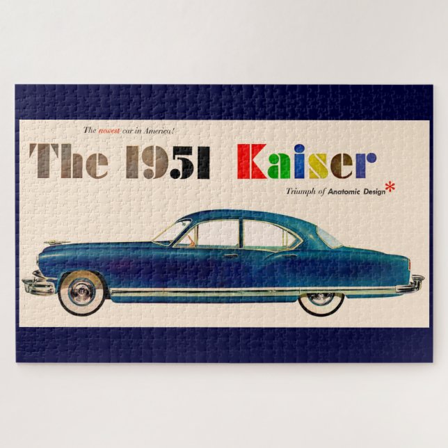 1951 Kaiser Jigsaw Puzzle (Horizontal)