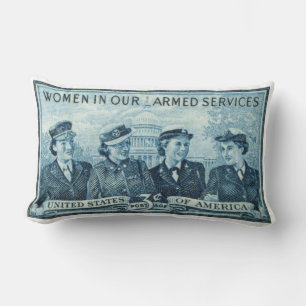 1952 Women in US Armed Services Lumbar Cushion