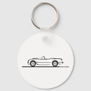 1953 1954 1955 Corvette Key Ring