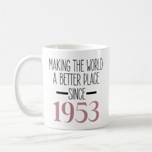 1953 Birthday Coffee,70th Birthday Gifts For Women Coffee Mug