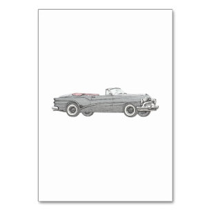1953 Buick Skylark Convertible Coupe - Black Table Number
