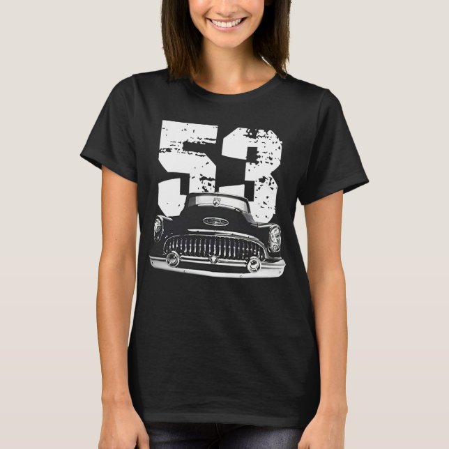 1953 Buick Special Front Grill View Silhouette  T-Shirt (Front)