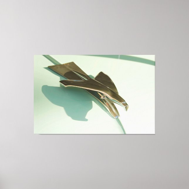 1953 Chevrolet hood ornament Canvas Print (Front)