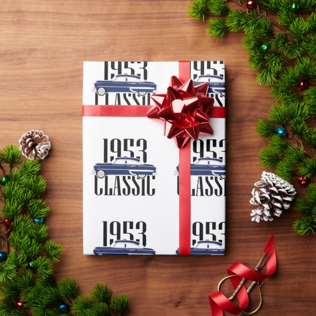 1953 Classic Car  Wrapping Paper (Holiday Gift)