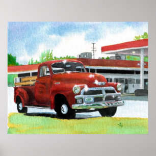 1954 Antique Truck Canvas Print