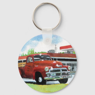 1954 Antique Truck Keychain