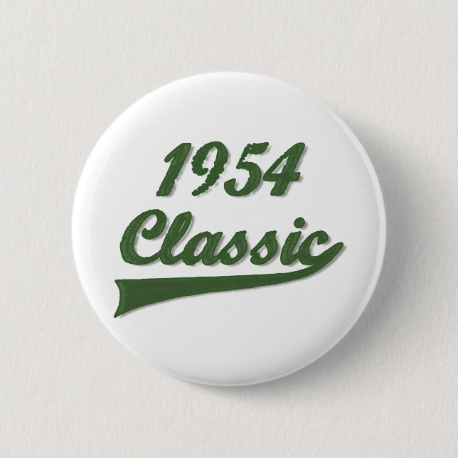 1954 Classic 6 Cm Round Badge (Front)