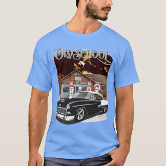 1955 55 chevys bel air classic vintage muscle car  T-Shirt