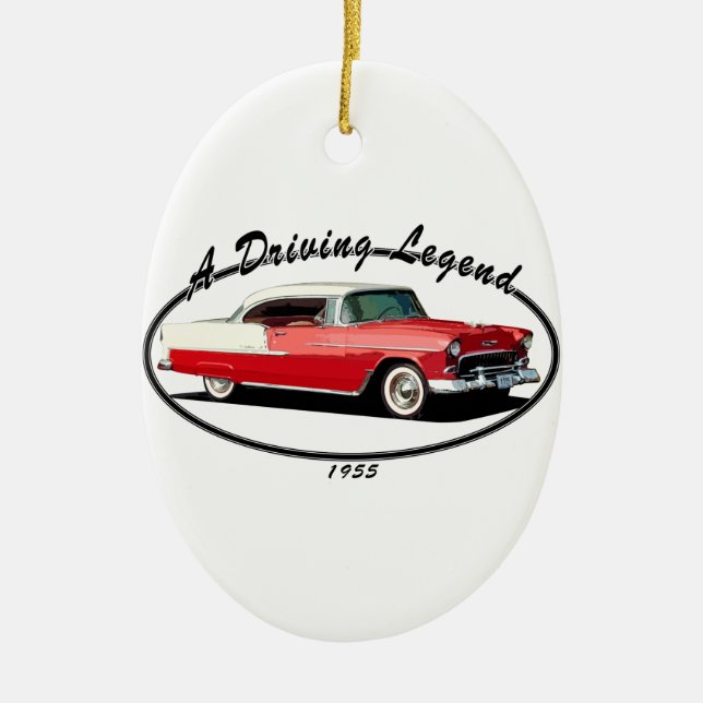 1955 BEL AIR RES CERAMIC TREE DECORATION (Front)