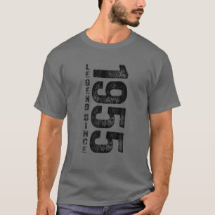 1955 Birthday Legend Since 1955 Gifts Born In 1955 T-Shirt