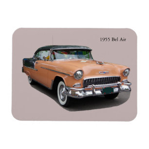 1955 Brown Bel Air magnet