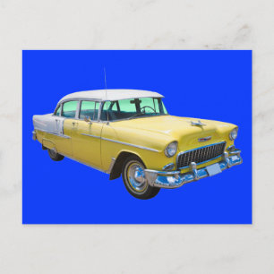 1955 Chevrolet Bel Air Antique Car Postcard
