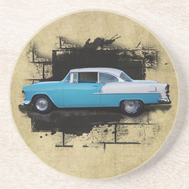1955 Chevy Bel Air- Classic Car- Coaster (Front)