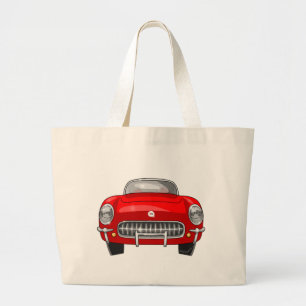 1955 Chevy Corvette Large Tote Bag