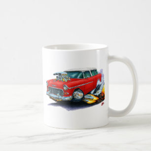 1955 Chevy Nomad Red Car Coffee Mug
