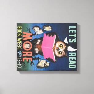 1955 Children's Book Week Canvas Print