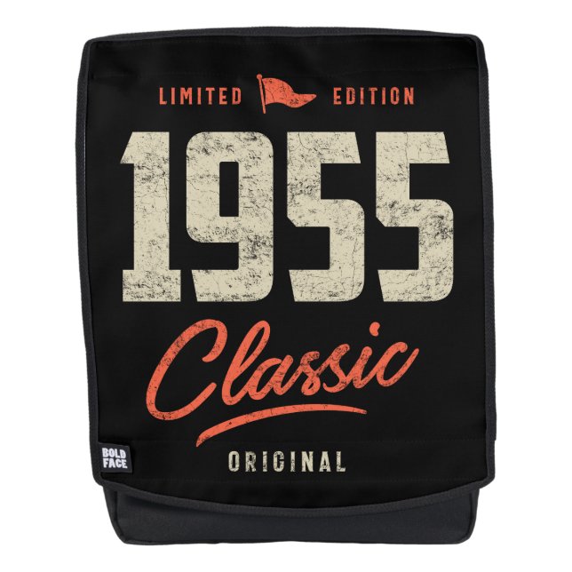 1955 Classic Birthday Gift Backpack (Front)