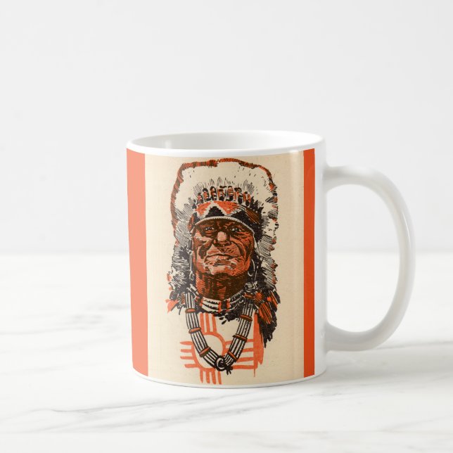 1955 Indian chief Coffee Mug (Right)