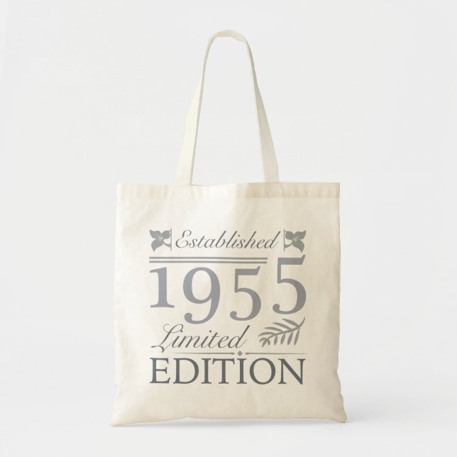 1955 Limited Edition 70th Birthday Tote Bag (Front)