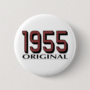 1955 Original 6 Cm Round Badge