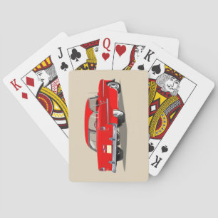 1955 Shoebox Playing Cards Red