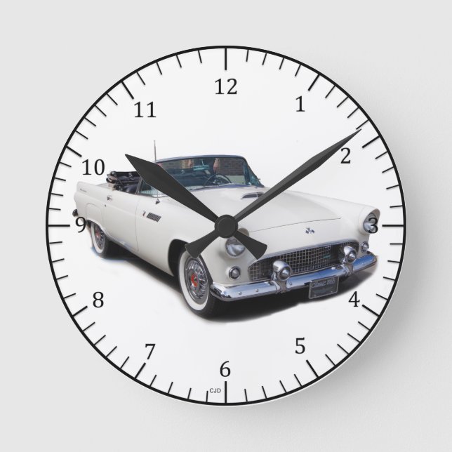 1955 Thunderbird clock (Front)
