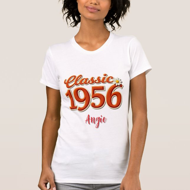 1956 70th Birthday Personalized T-Shirt (Front)
