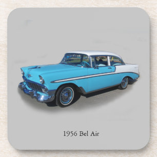 1956 Bel Air set of 6 plastic coaster