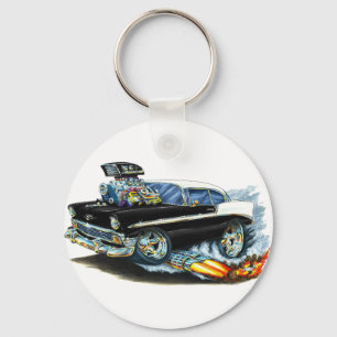 1956 Chevy 150-210 Black Car Key Ring