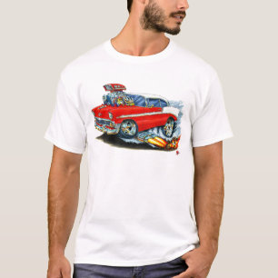 1956 Chevy 150-210 Red Car T-Shirt