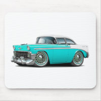1956 Chevy Belair Turquoise-White Car