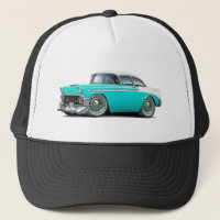 1956 Chevy Belair Turquoise-White Car