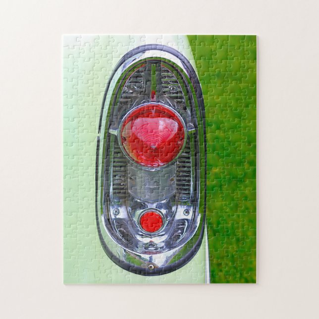 1956 Classic Car Taillights - Tail Lights Jigsaw Puzzle (Vertical)