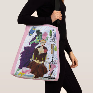 1956 Jealousy whispers into Gloria's ear Crossbody Bag