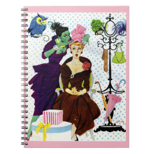 1956 Jealousy whispers into Gloria's ear Notebook