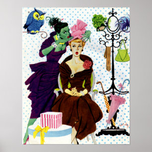 1956 Jealousy whispers into Gloria's ear Poster