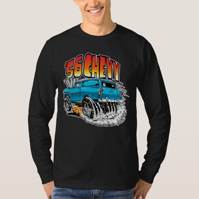 1956 Monster Hot Rod Wagon T-Shirt (Front)