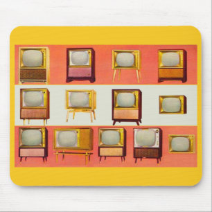 1956 television sets mouse pad