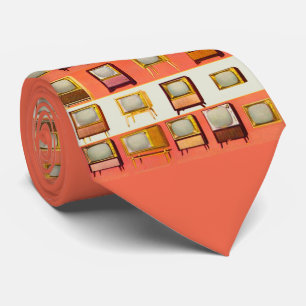 1956 television sets print tie