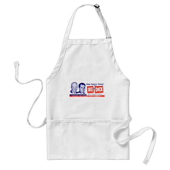 1956 Vote Ike and Dick Standard Apron (Front)