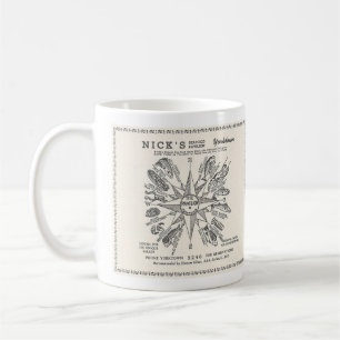 1957 Ad YORKTOWN, VA - Nick's Seafood Pavilion Coffee Mug